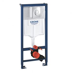 RAPID SL ugradni elemenat za wc solju sa hrom okruglom tipkom