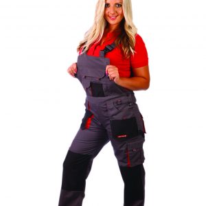 TREGER PANTALONE RPMN-SZ  ROCK-PRO SIVA/CRVENA/CRNA  VEL. XL