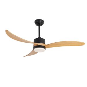 LUSTER LED SA VENTILATOROM FRING ML-191022 SVIJETLO DRVO - 011410
