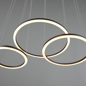 MORRISON visilica crna mat 90x150cm, 1x SMD LED, 56W