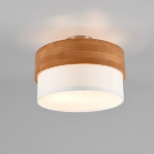 SEASONS plafonska lampa drvo/bijela 30x22cm, 2x E14 · max. 40W