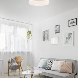 SEASONS plafonska lampa drvo/bijela 50x22cm, 3x E27 · max. 40W