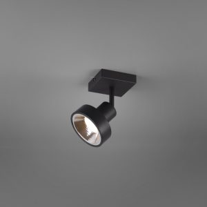 LEON spot lampa crna mat 11x19cm, 1x GU10 · max. 35W