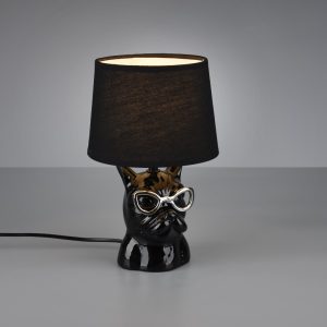 DOSY stona lampa crna 18x29cm, 1x E14 · max. 40W