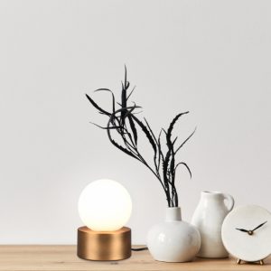 COUNTESS stona lampa staro zlato 12x17cm, 1x E14 · max. 25W