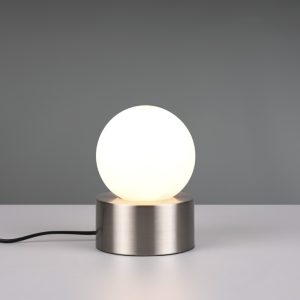 COUNTESS stona lampa nikl mat 12x17cm, 1x E14 · max. 25W