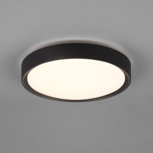 CLARIMO plafonska lampa crna mat 33x9cm, 1x SMD LED, 18W · 1x 1850lm, 3000K