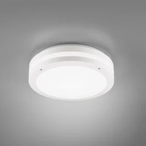 KENDAL plafonska lampa vanjska bijela mat 30x9cm, incl. 1x SMD LED, 11W 3000K