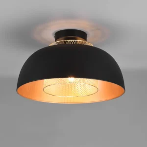 PUNCH plafonska lampa crna m,at 20x35cm, 1x E27 · max. 40W
