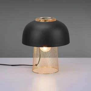 PUNCH stona lampa crna mat 25x28cm,  1x E27 · max. 25W