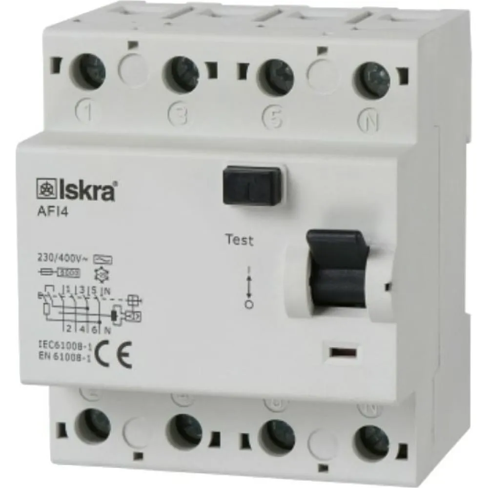 FID SKLOPKA 63/0,3A, 300mA, 4P, ISKRA - AFI4 AC 63/0,3