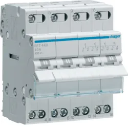 GRUPNA PREKLOPKA, I-0-II, 4-POL, 40A HAGER - SFT440
