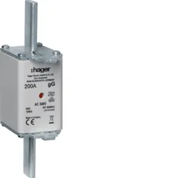 TOPLJIVI ULOŽAK NH2C, GG, 200A, 500V IND HAGER - LNH2200M