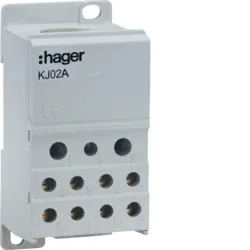 DIST.BLOK 250A, 1X952/2X352/5X162/4X102 HAGER - KJ02A