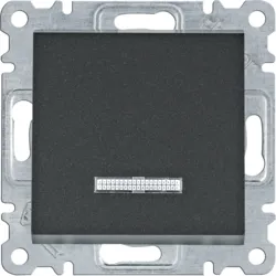 TASTER SA IND. 10A, 1K.O., LUMINA CRNI HAGER - WL0413