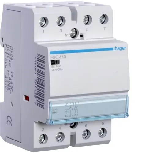 KONTAKTER 4K.O., IN=40A, 230V (~), 3 MODULA HAGER - ESC440