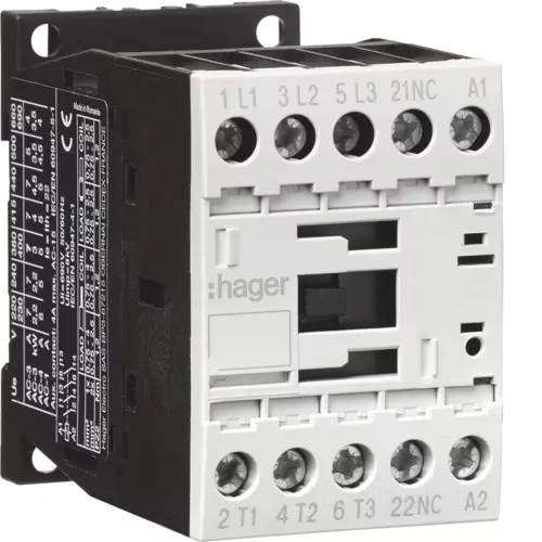 KONTAKTER 3P+1NC 7A 3KW AC-3 230VAC HAGER - EV00701C