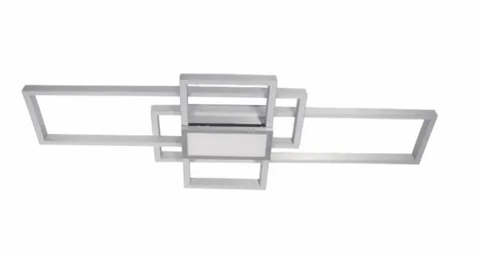 LUSTER LED 28W 3000K 2700LM brushedalu, DIMM - LDC01-15