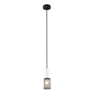 TOSH visilica crna/bijela 10x150cm excl. 1x E27 · max. 40W