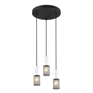TOSH visilica crna/bijela 28x150cm excl. 3x E27 · max. 40W