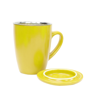 ŠOLJA SA INFUZEROM I POKLOPCEM 325ML - Žuta