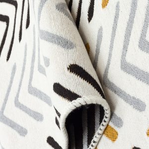 TEPIH Arya AR 19 White Black 120x180, dvostran