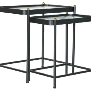LOFT stočić set 2/1 60x43x62 - crni