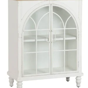 VINTAGE VITRINA 80X36X104 CM WHITE